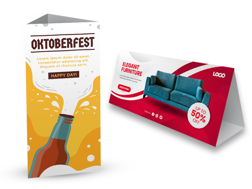 Tent Cards/Table Talkers